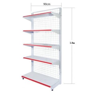 Kệ Siêu Thị Đơn Lưng Lưới 90cm x 180cm