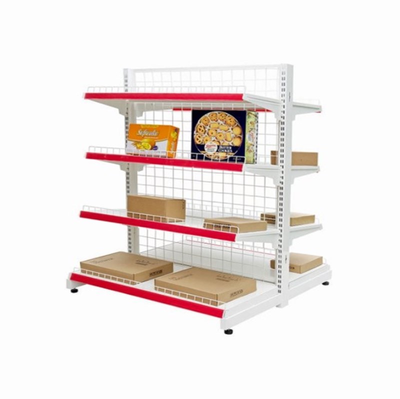 ke doi lung luoi 120 150 Kệ Siêu Thị Đôi Lưng Lưới 120cm x 150cm