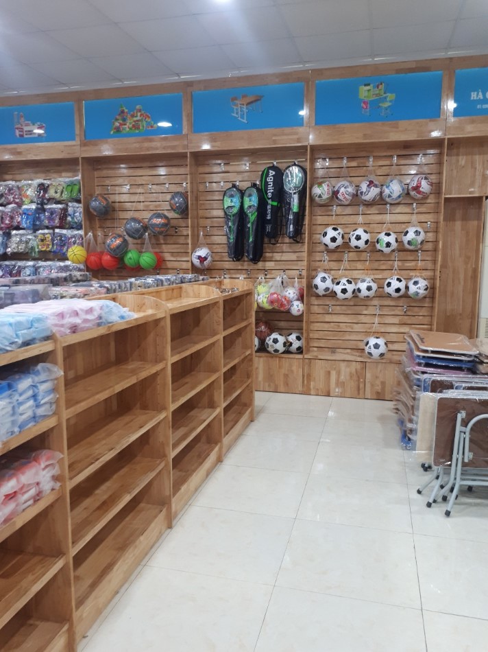 giá kệ gỗ dành cho nhà sách