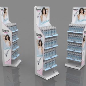 Kệ quảng cáo trưng bày mỹ phẩm cho siêu thị
