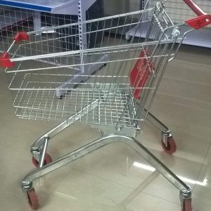60 L- Xe đẩy siêu thị dung tích 60 L có ghế ngồi trẻ em